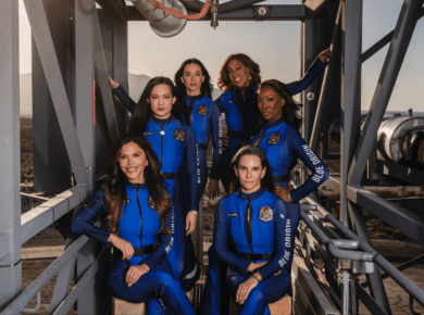 Katy Perry al espacio: tecnología con sello femenino